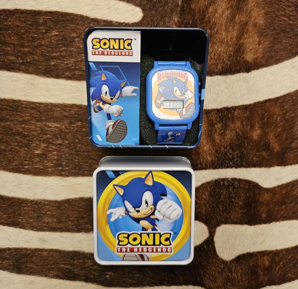 Sonic the Hedgehog Digital Watch LCD Classic 90's Sega
